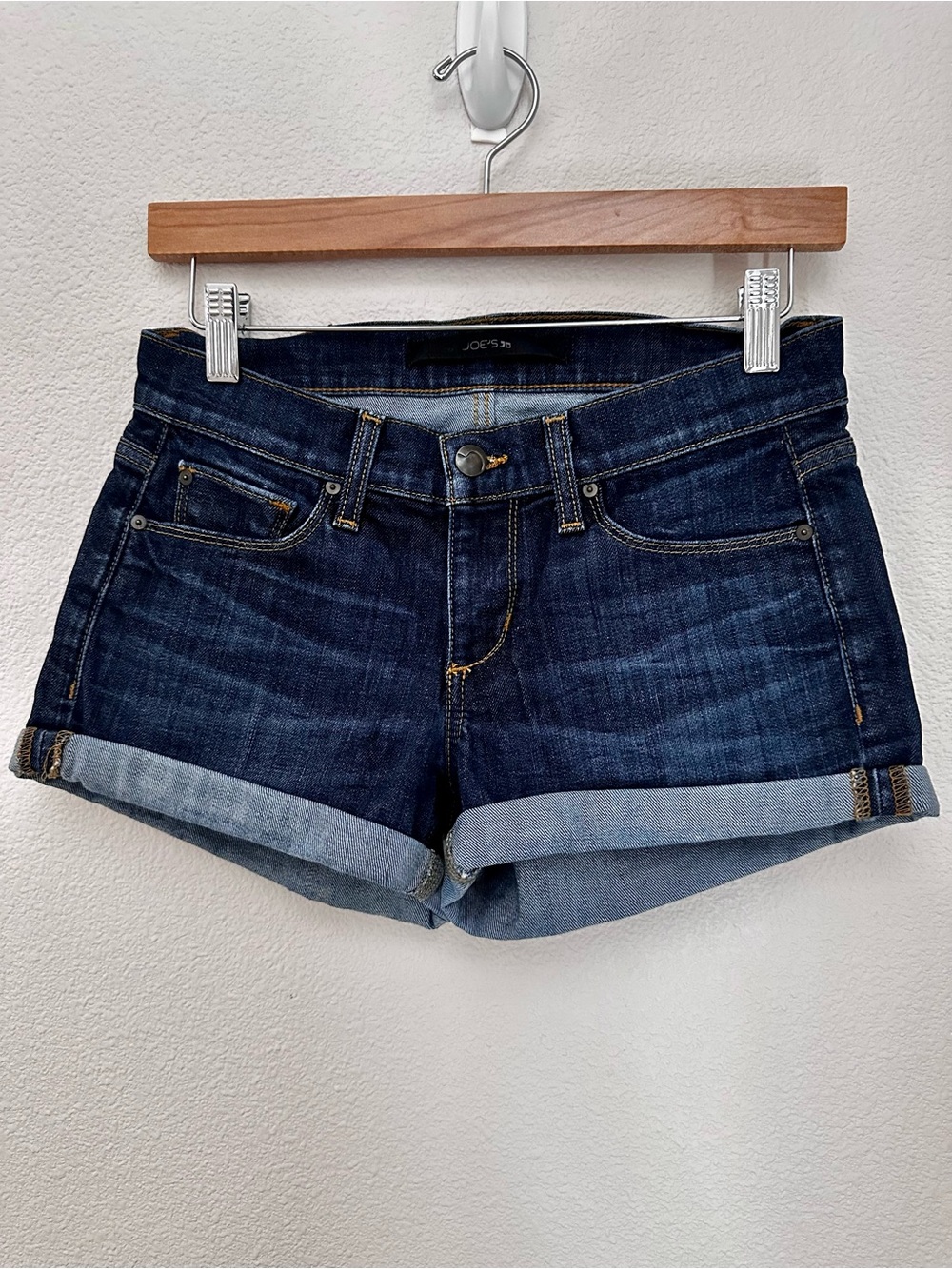 Joe's Marisela Dark Wash Jean Shorts Size 25
